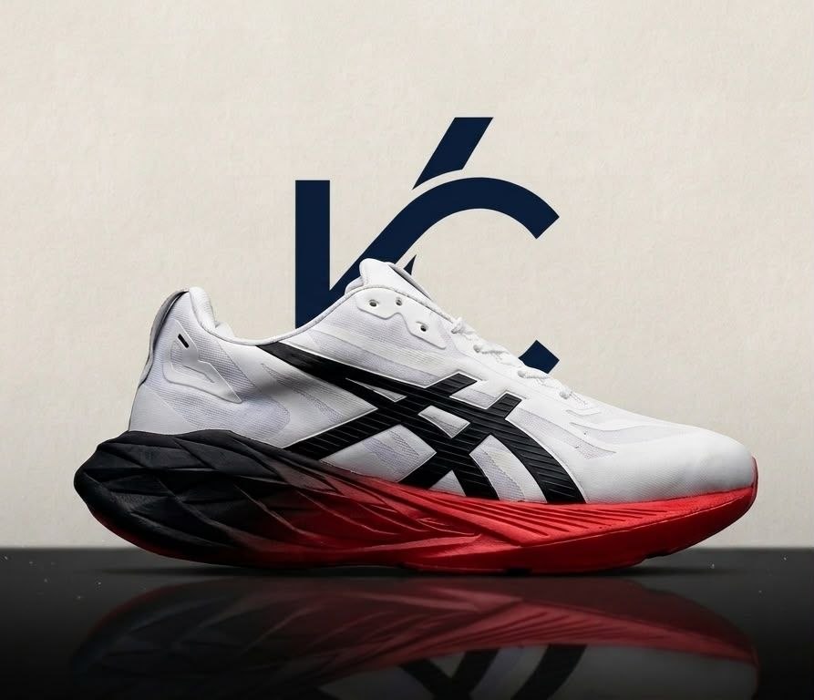 White Black Asics Shoes