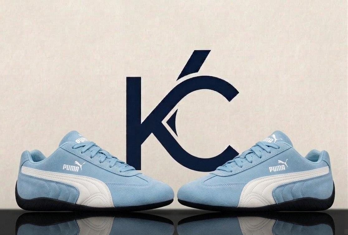 Blue White Puma Speedcat Shoes